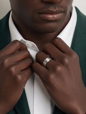 NEW,Silver / stainless men’s Ring